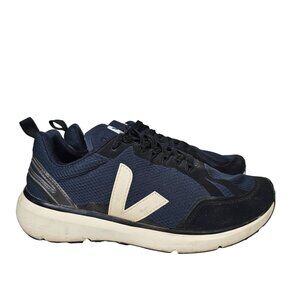 Veja Condor 2 Alveomesh Womens 10 Running Sneakers Shoes Navy Black Off-White